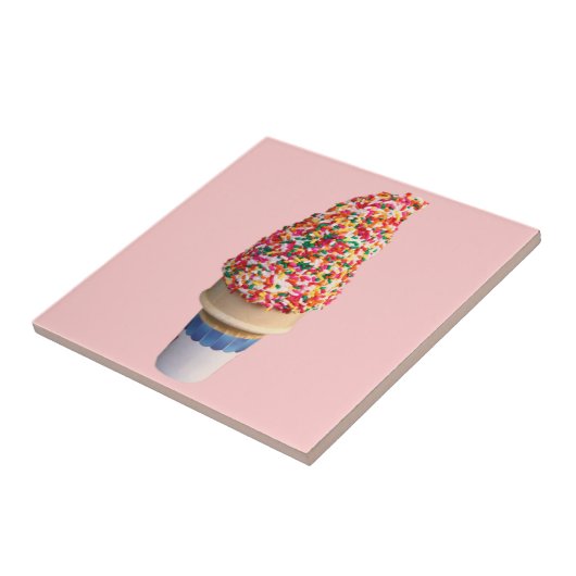 Eiscreme Cone Tile Fliese (Seite)