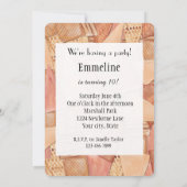 Eiscreme Cones Birthday Einladung (Rückseite)