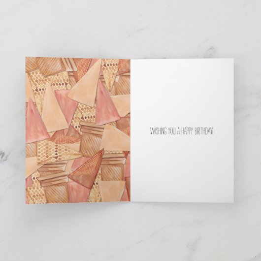 Eiscreme Cones Birthday Karte (Innenseite)