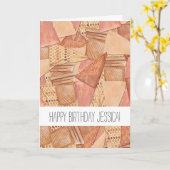 Eiscreme Cones Birthday Karte (Gelbe Blume)