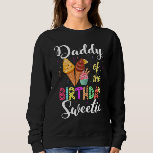 Eiscreme Cones Daddy der Geburtstagssüße Sweatshirt