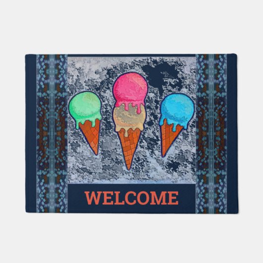 Eiscreme Cones Doormat Fußmatte (Vorderseite)