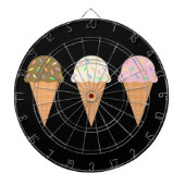 Eiscreme Cones Metallkäfig Dartboard Dartscheibe (vorne)