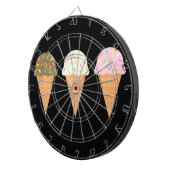 Eiscreme Cones Metallkäfig Dartboard Dartscheibe (Vorderseite rechts)