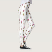 Eiscreme-Cones & Ribbons Custom Leggings (Rechts)