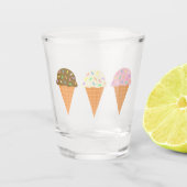 Eiscreme Cones Shootglas Schnapsglas (Vorderseite)