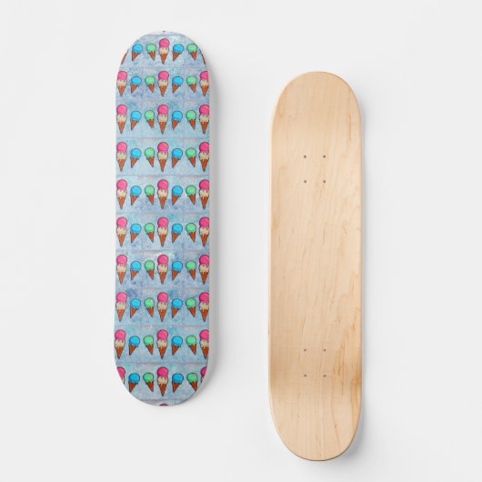 Eiscreme Cones Skateboard (Vorderseite)