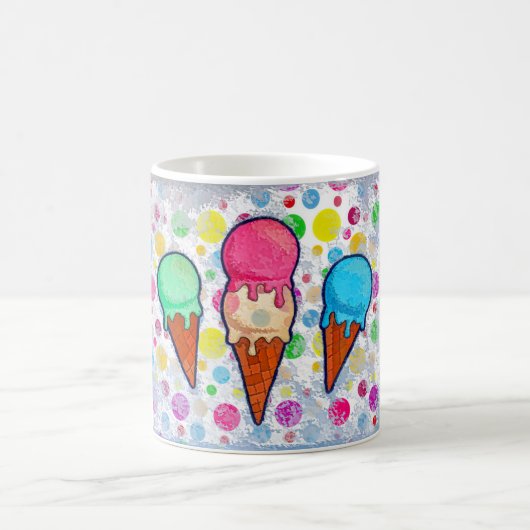 Eiscreme-Cones-Tasse Kaffeetasse (Mittel)