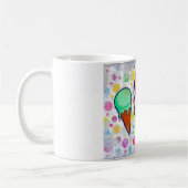 Eiscreme-Cones-Tasse Kaffeetasse (Links)