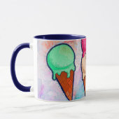 Eiscreme-Cones-Tasse Tasse (Links)