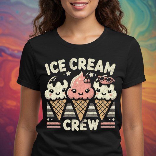 Eiscreme-Crew T-Shirt