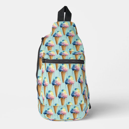 Eiscreme Crossbody Bag (Vorderseite)