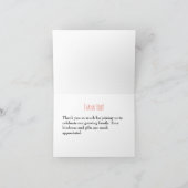 Eiscreme Dankeschön Karten. Karte beachten (Innenseite)