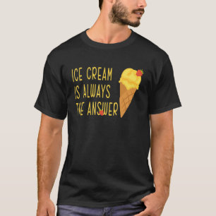 Eiscreme Day Lemon Erdbeere Eis Creme immer The T-Shirt