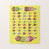 Eiscreme Delight Yummy Süßigkeiten Puzzle (Vertikal)