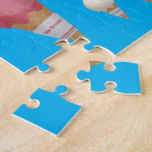Eiscreme Delight Yummy Süßigkeiten Puzzle (Seite)