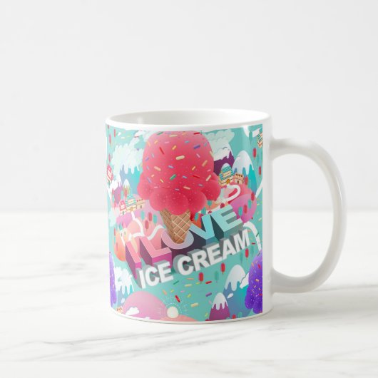 Eiscreme der Liebe I Kaffeetasse (Rechts)