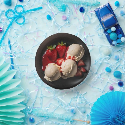 Eiscreme-Dessert-Papierschüsseln Pappteller (Party)