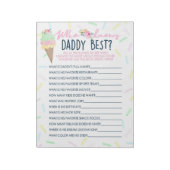 Eiscreme, die Daddy Best Shower Game Pack kennt Notizblock (Rotiert)