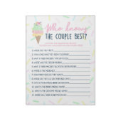 Eiscreme, die das Paar Beste Game Pack kennt Notizblock (Rotiert)