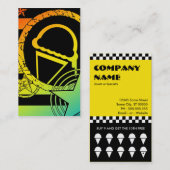 Eiscreme dripz Lochkarte Treuekarte (Vorne/Hinten)