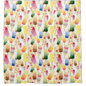 Eiscreme Duschvorhang (Vorderseite)