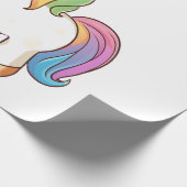 Eiscreme-Einhorn-Wonne (1) Geschenkpapier (Ecke)