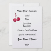 Eiscreme Einladung (Rückseite)