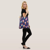 Eiscreme-, Eis- und Kirschenmuster Tasche (Am Model)