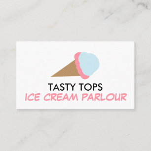 Eiscreme, Eiscreme Visitenkarte
