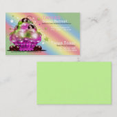 Eiscreme-Eiscremebecher-scharfe Visitenkarte (Vorne/Hinten)