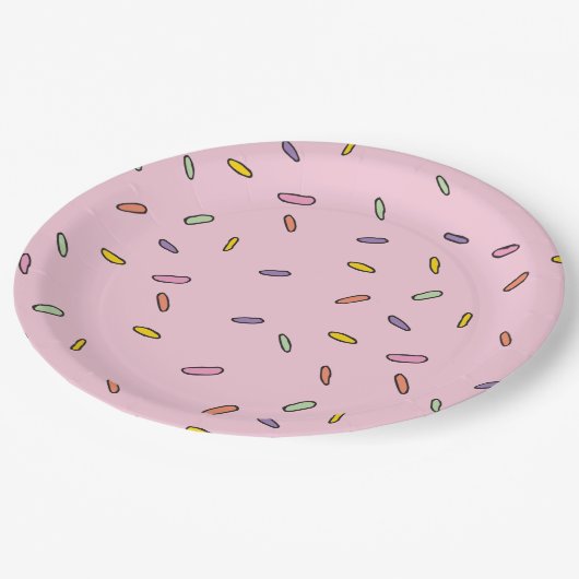 Eiscreme-Event-Feier Eiscreme Pappteller (Schrägansicht)