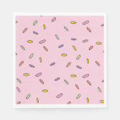 Eiscreme-Event-Feier Eiscreme Serviette (Vorderseite)