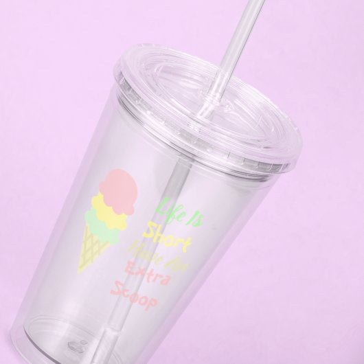 Eiscreme Extra Scoop Acryltrinkbecher
