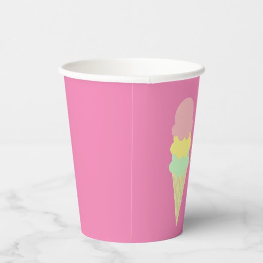 Eiscreme Extra Scoop Pappbecher (Rechts)