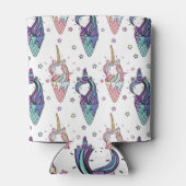 Eiscreme: fantasievolle Muster. Dosenkühler (Rückseite)