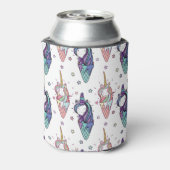 Eiscreme: fantasievolle Muster. Dosenkühler (Kanne Rückseite)