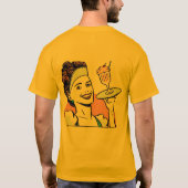 Eiscreme-Farben-Job T-Shirt (Rückseite)