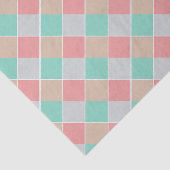 Eiscreme-Farben überprüft Seidenpapier (Ausschnitt)