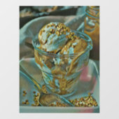 Eiscreme Fensteraufkleber (Blatt)