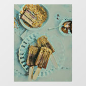 Eiscreme Fensteraufkleber (Blatt)