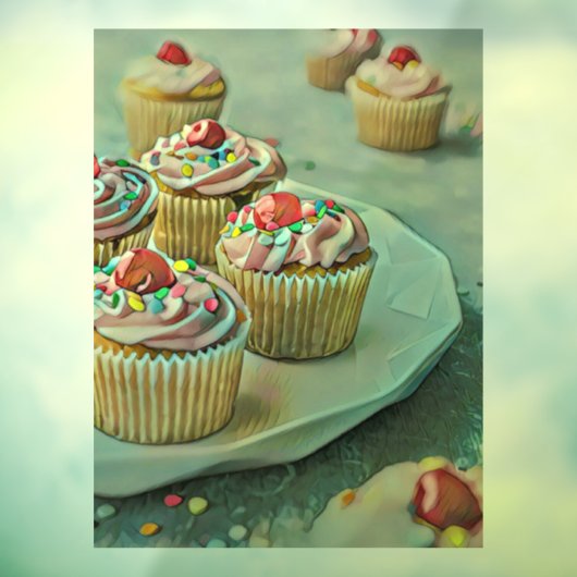 Eiscreme Fensteraufkleber (Blatt 3)