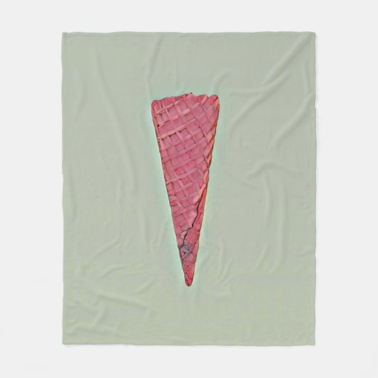 Eiscreme Fleecedecke (Vorderseite)