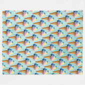 Eiscreme Fleecedecke (Vorderseite (Horizontal))