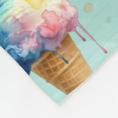 Eiscreme Fleecedecke (Ecke)
