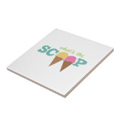 Eiscreme Fliese (Seite)