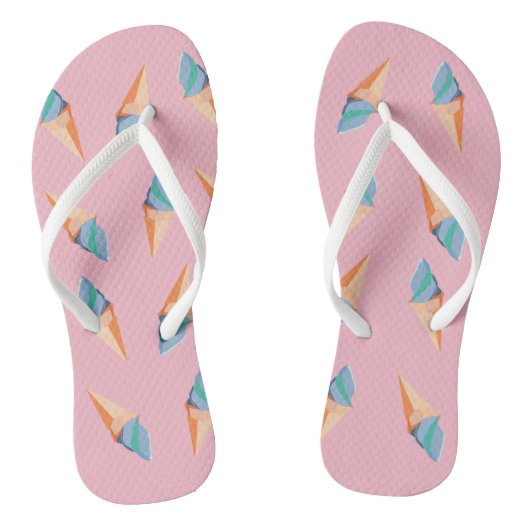 Eiscreme Flip Flops Badesandalen (Fußbett)