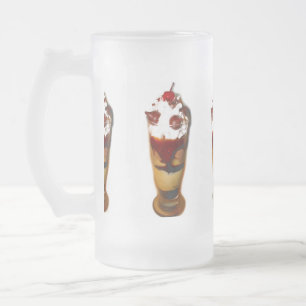 Eiscreme-Float Mattglas Bierglas