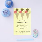 Eiscreme Flyer (Einzeln)