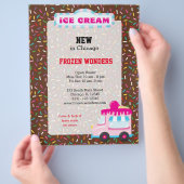 Eiscreme Flyer (Hand)
